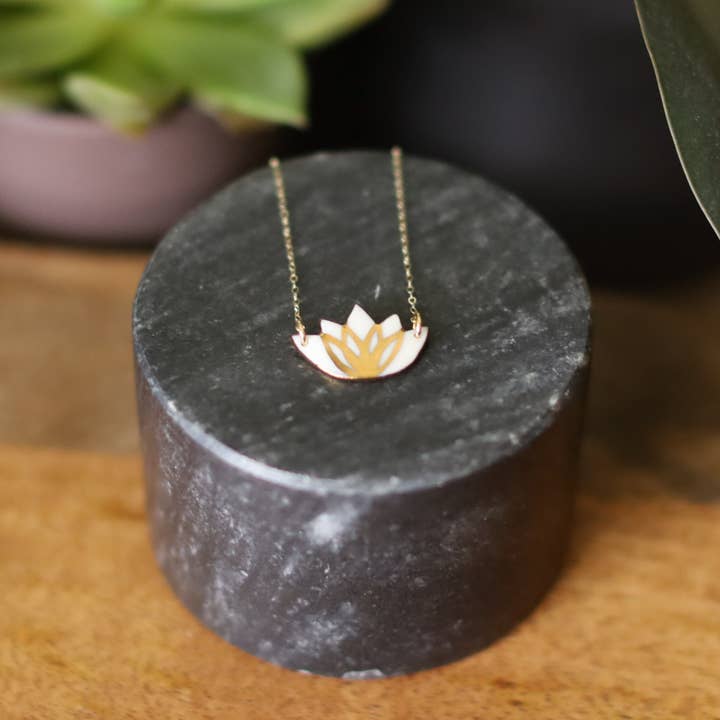 Remnant Studios - Wholesale Pendant/Charm Necklace - lotus necklace1