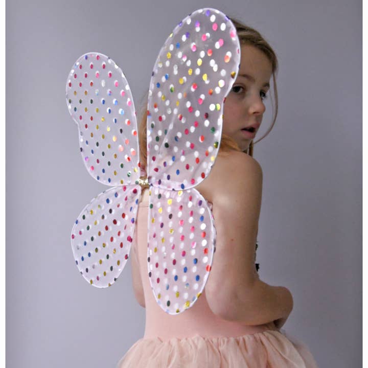 Rockahula Kids US - Wholesale Costume - Kids - Rainbow Spotty Fairy Wings 3-10 Years1