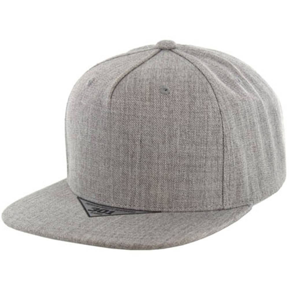 Zion Brand - Wholesale Flat Brim Cap - Unisex - BLANK 5 PANEL ACRYLIC FLAT BILL SNAPBACK CAP0