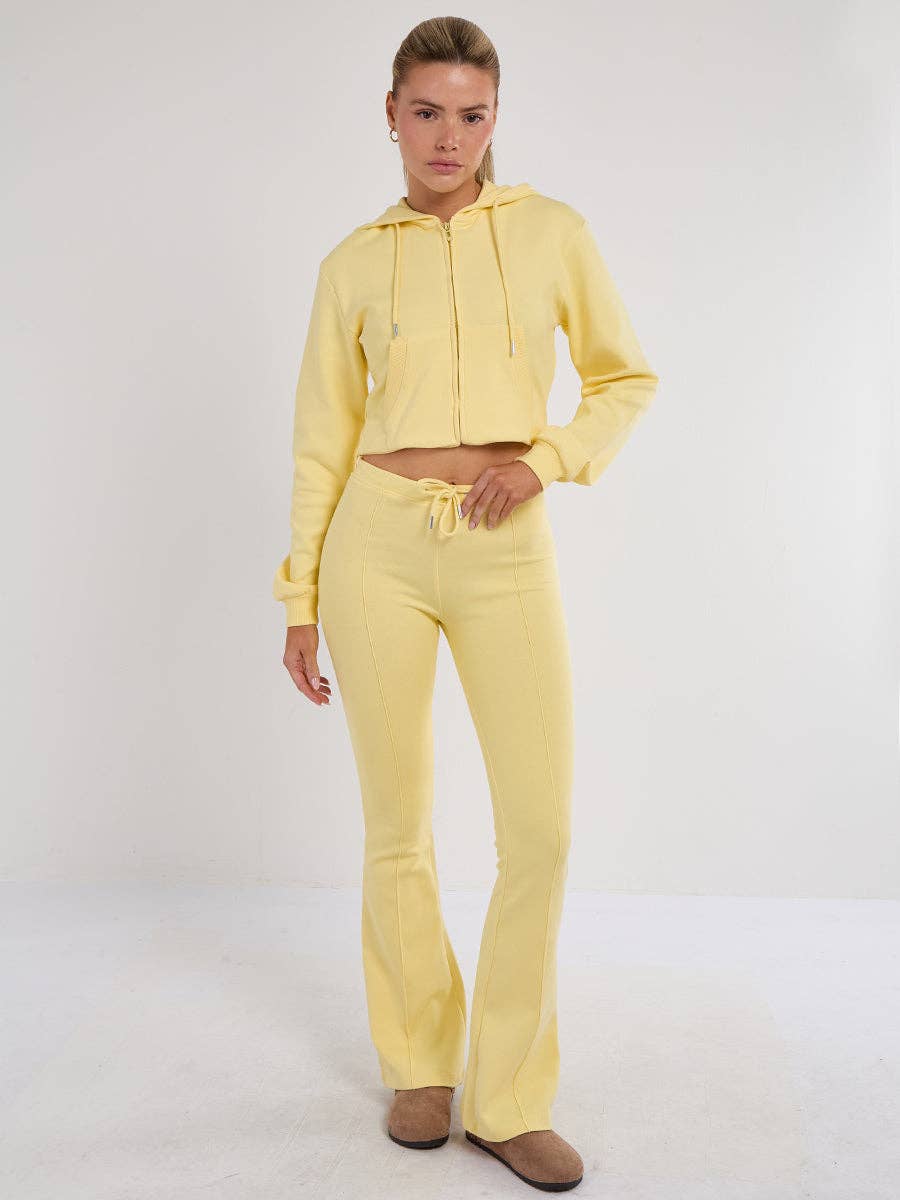 AX Labels - Wholesale Lounge Set - Women's - Interlock Cropped Zip Hoodie and Flared Trouser Set46