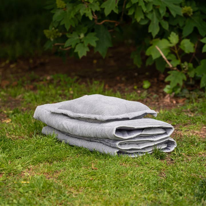 Grey Alpcour Camping Cot Mattress Pad and Pillow for wholesale on Faire5