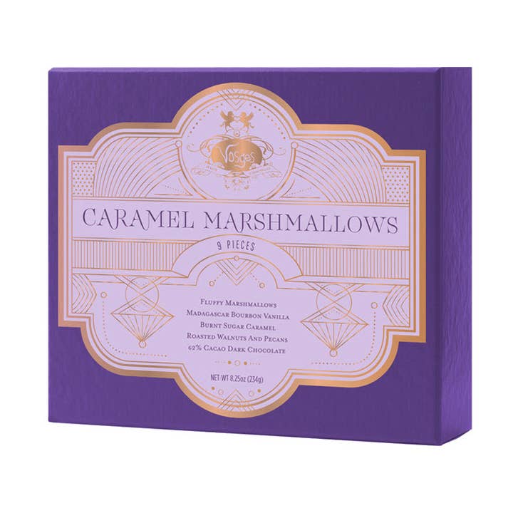 Vosges Haut-Chocolat - Wholesale Chocolate Covered Sweets - Dark Chocolate Covered Marshmallows w/ Caramel & Nuts0