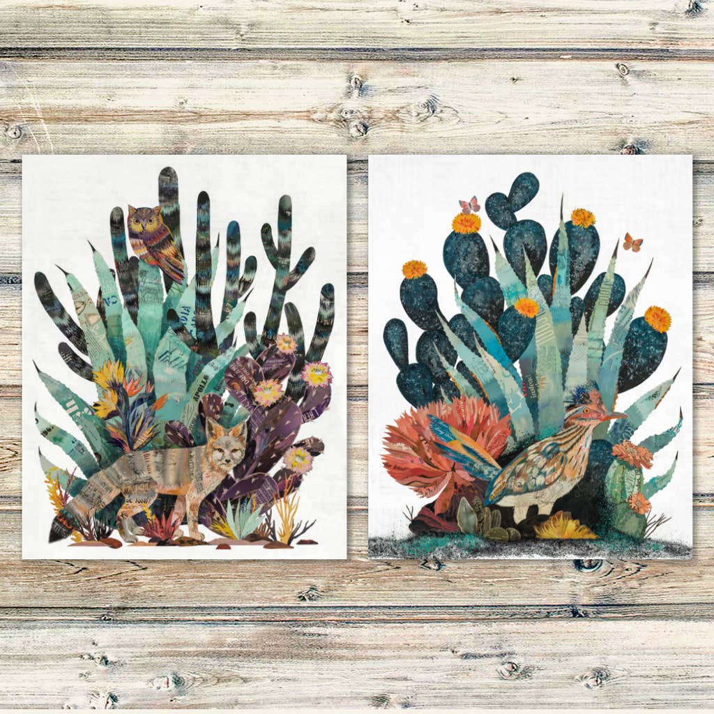 Dolan Geiman - Wholesale Art Print - Art Print | Cactus Wall Art| BAJA BACKCOUNTRY (ROADRUNNER)1