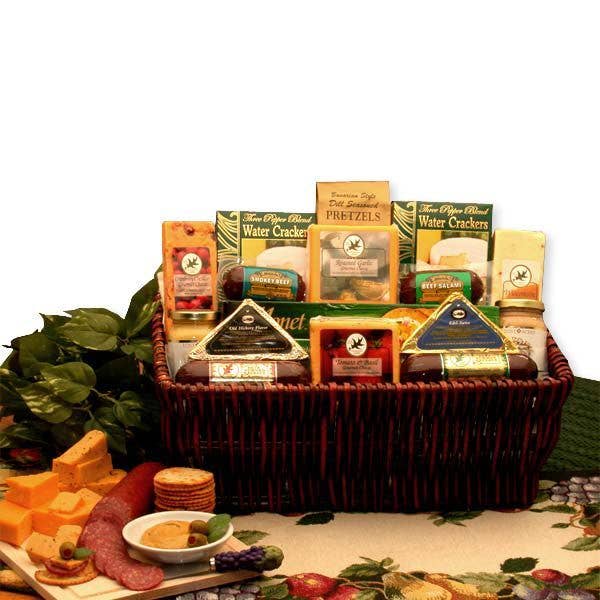 A Classic Selection Meat & Cheese Gourmet-Small for wholesale by Gift Basket Drop Shipping