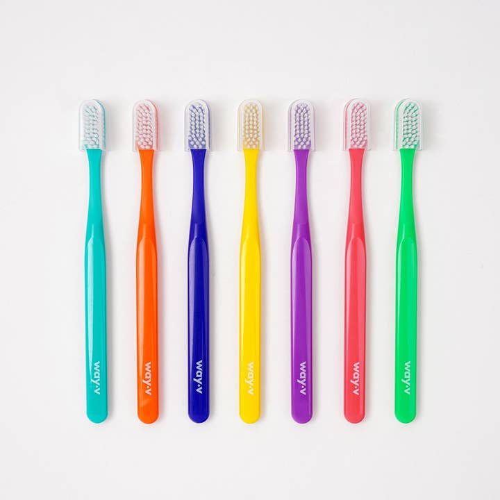 WAY.V - Wholesale Toothbrush - WAY.V Extra Soft Toothbrush Refill for Sensitive Gums and Teeth - Pink 7pcs8