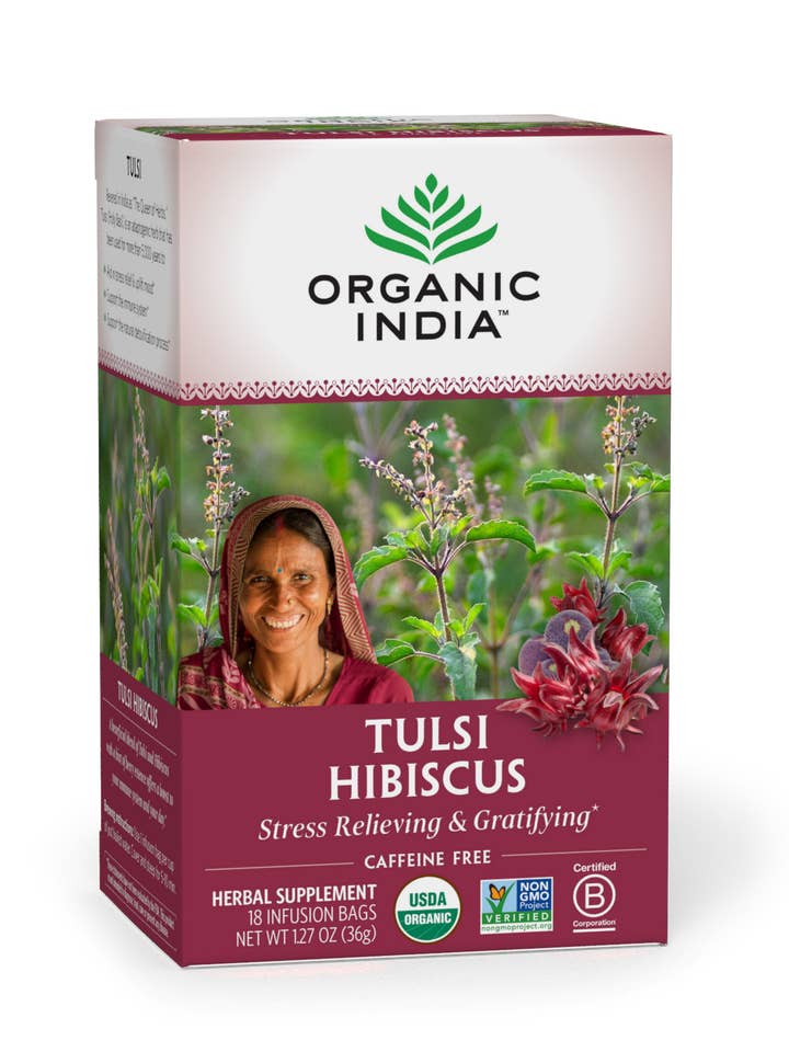 Tulsi Hibiscus for wholesale by ORGANIC INDIA
