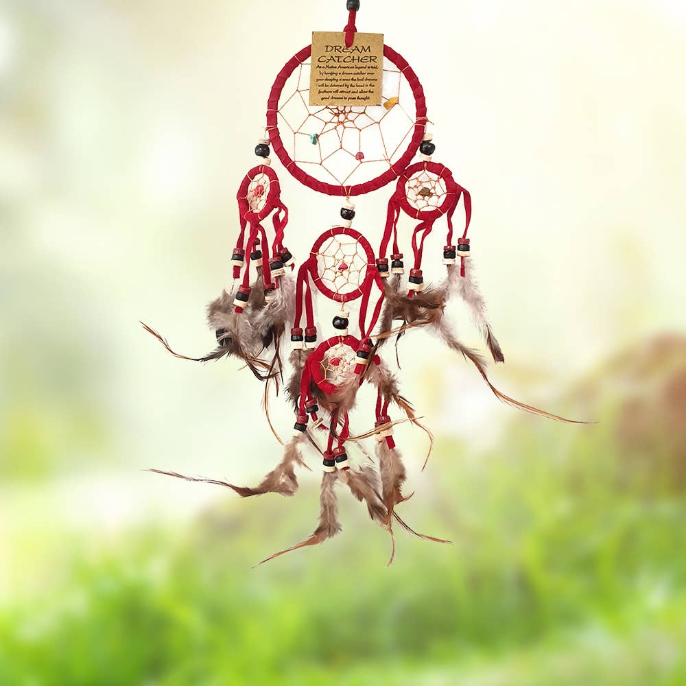 VIE - Wholesale Dream Catcher - Dream Catcher, 9cm Ring with 4 Smaller Rings12