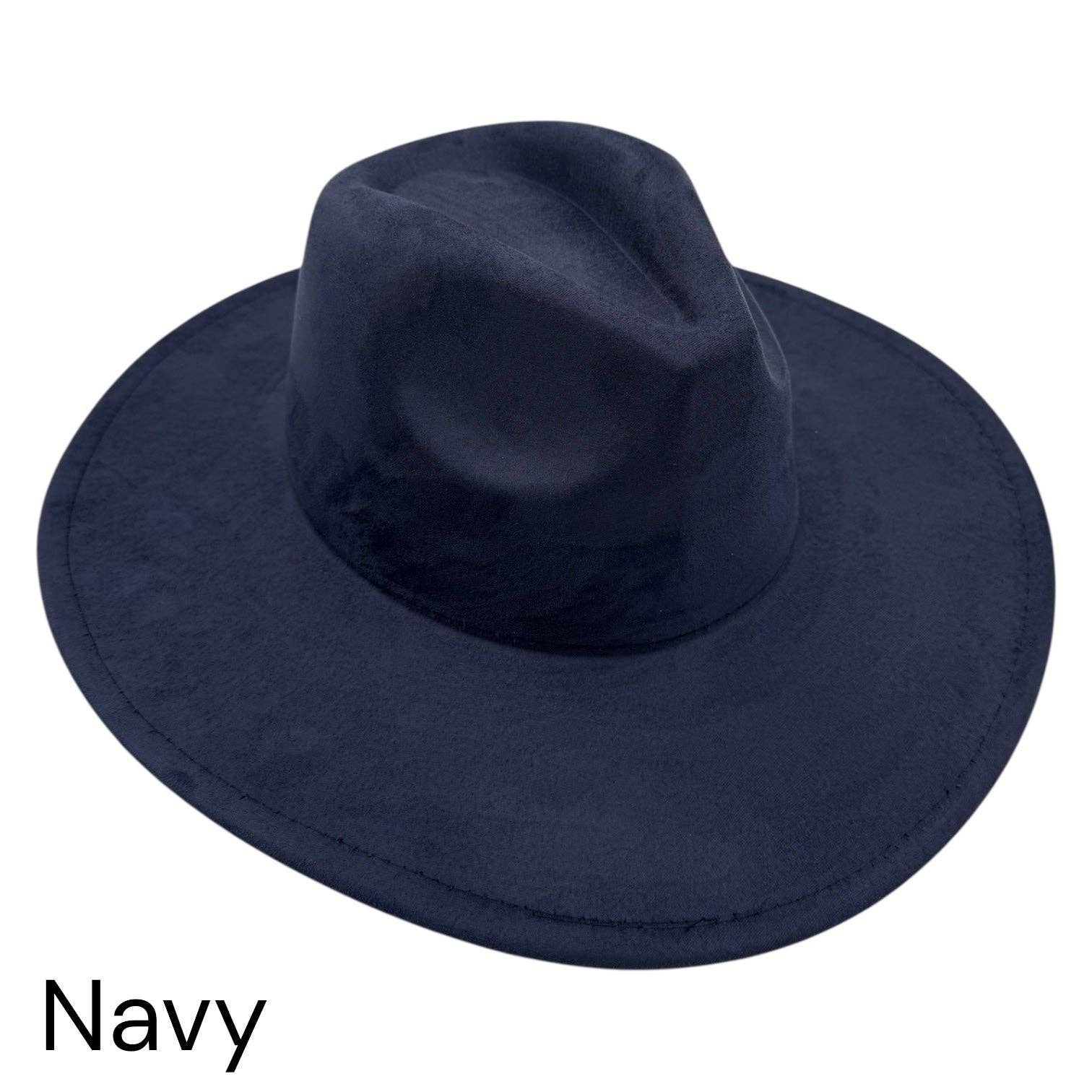 KW Laser Supplies - Wholesale Fedora - Women's - Vegan Suede Wide Brim Hats19