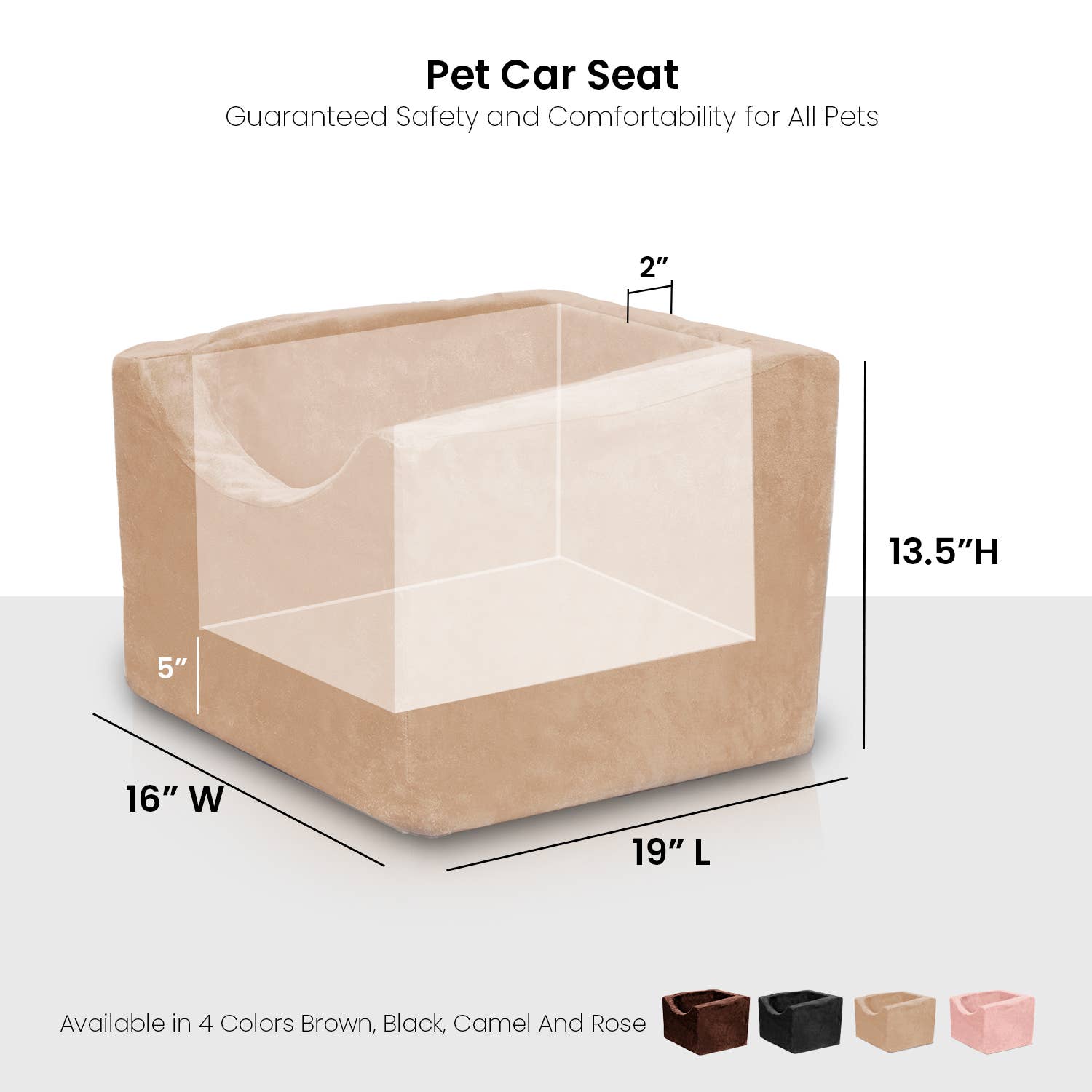 Precious Tails - Wholesale Pet Carrier - Cat/Dog - Precious Tails High Density Foam Pet Booster Seat34