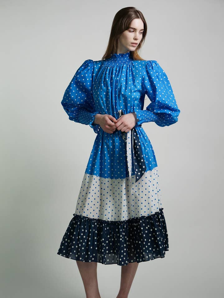 Oberon Dot Dress für den Großhandel von Kristinit