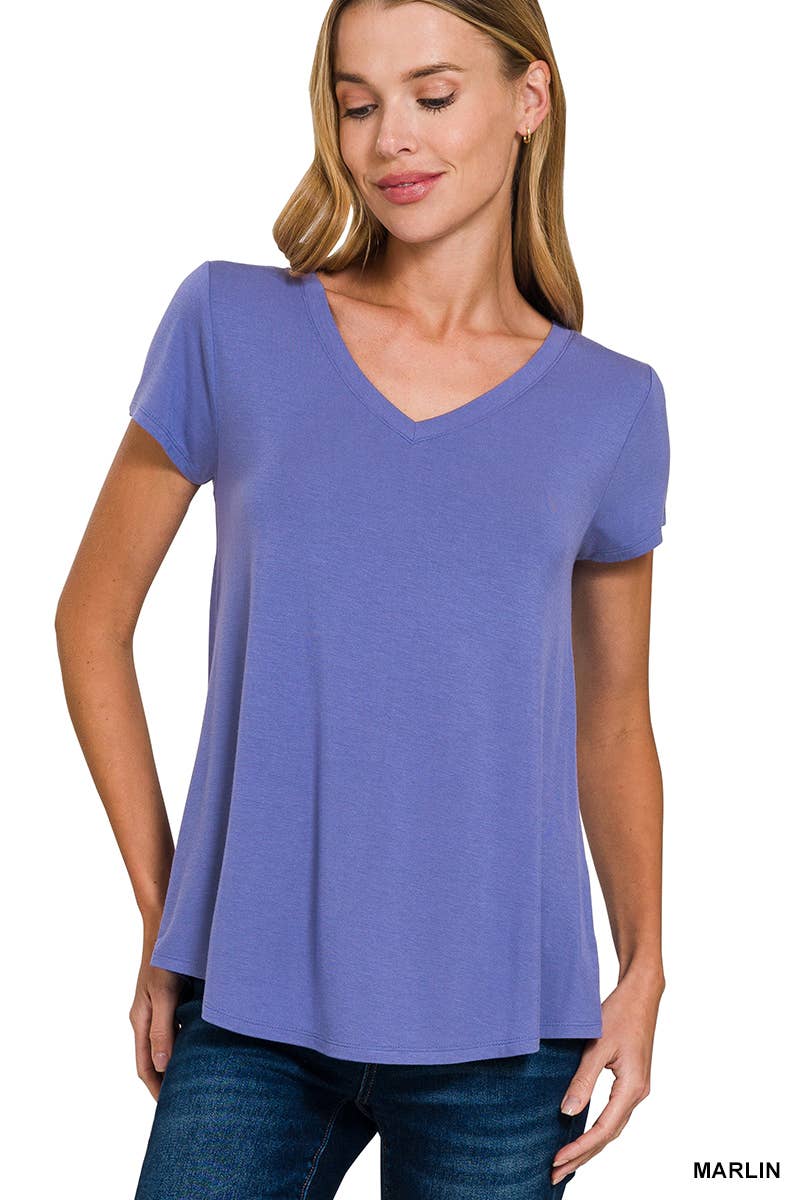 42POPS – wholesale Knit top – Women's – `.Short Sleeve Rayon Jersey Tee11