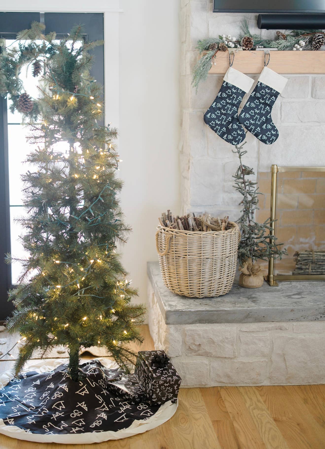 The Front Porch Label - Wholesale Holiday Stocking - Black Brand Christmas Stocking5