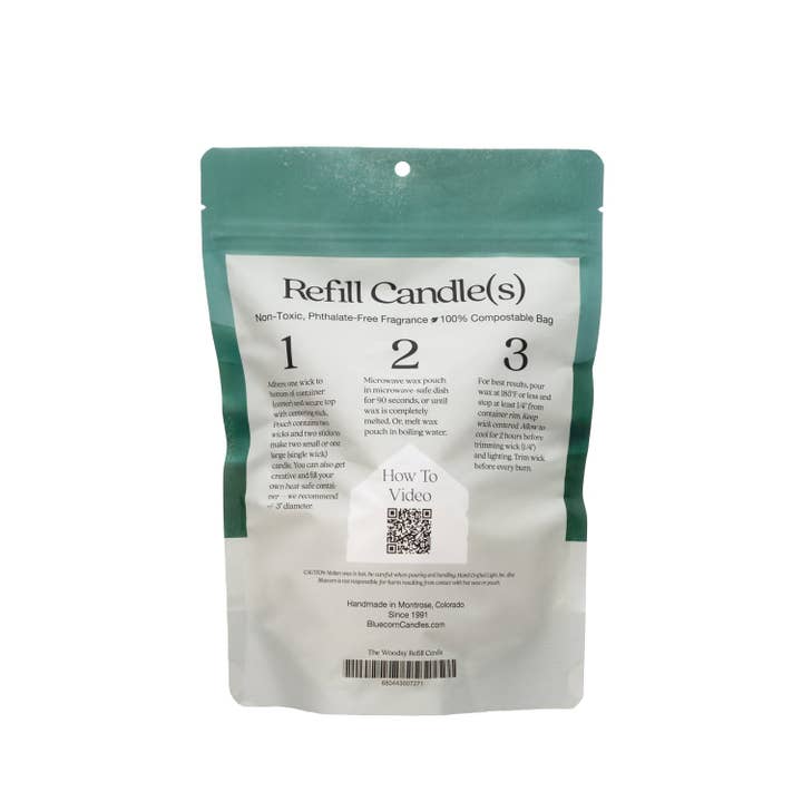Bluecorn Candles - Wholesale Jar/Filled Candle - Zero-Waste Candle Refill Pouches – Aromática Scented Candles9
