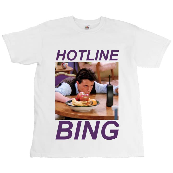 Chandler Bing x Hotline Bling Tee- Unisex - Digital Printing pour la vente par Roukeys
