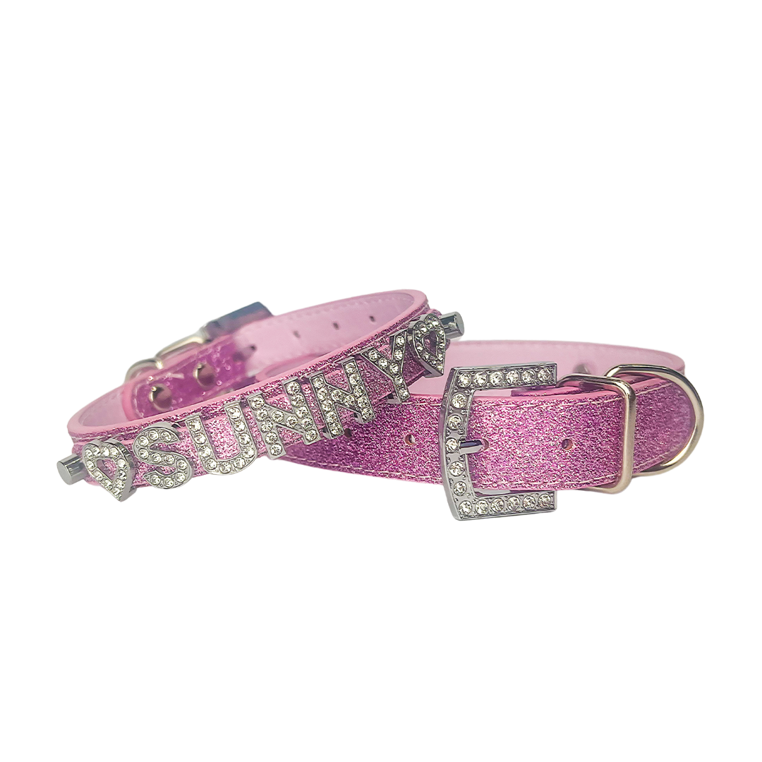 House of FurBaby - Wholesale Pet Collar - Dog -  Personalized Sparkle Collar - 3 color options2