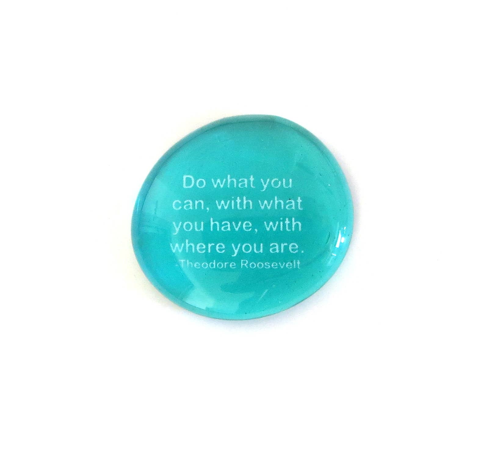 Lifeforce Glass, Inc. - Wholesale Keepsake Coin/Token - Encouragement Assortment, 100 Glass Positivity Word Stones20
