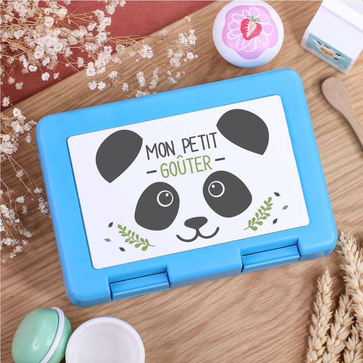Blue Snack Box - Pandalou for wholesale by Ourson Câlin