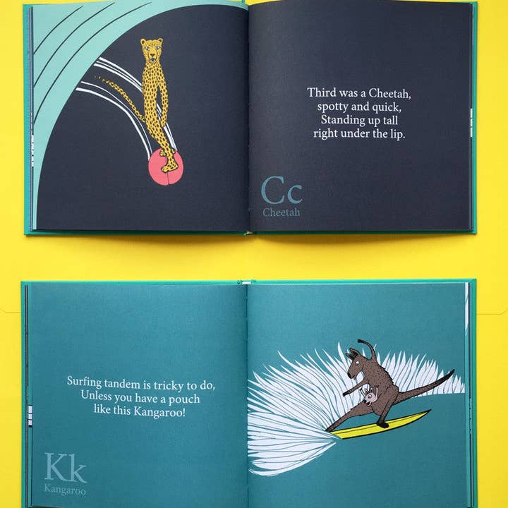 Jonas Claesson - Wholesale Preschool Book (3-5) - The Surfing Animals Alphabet Book2