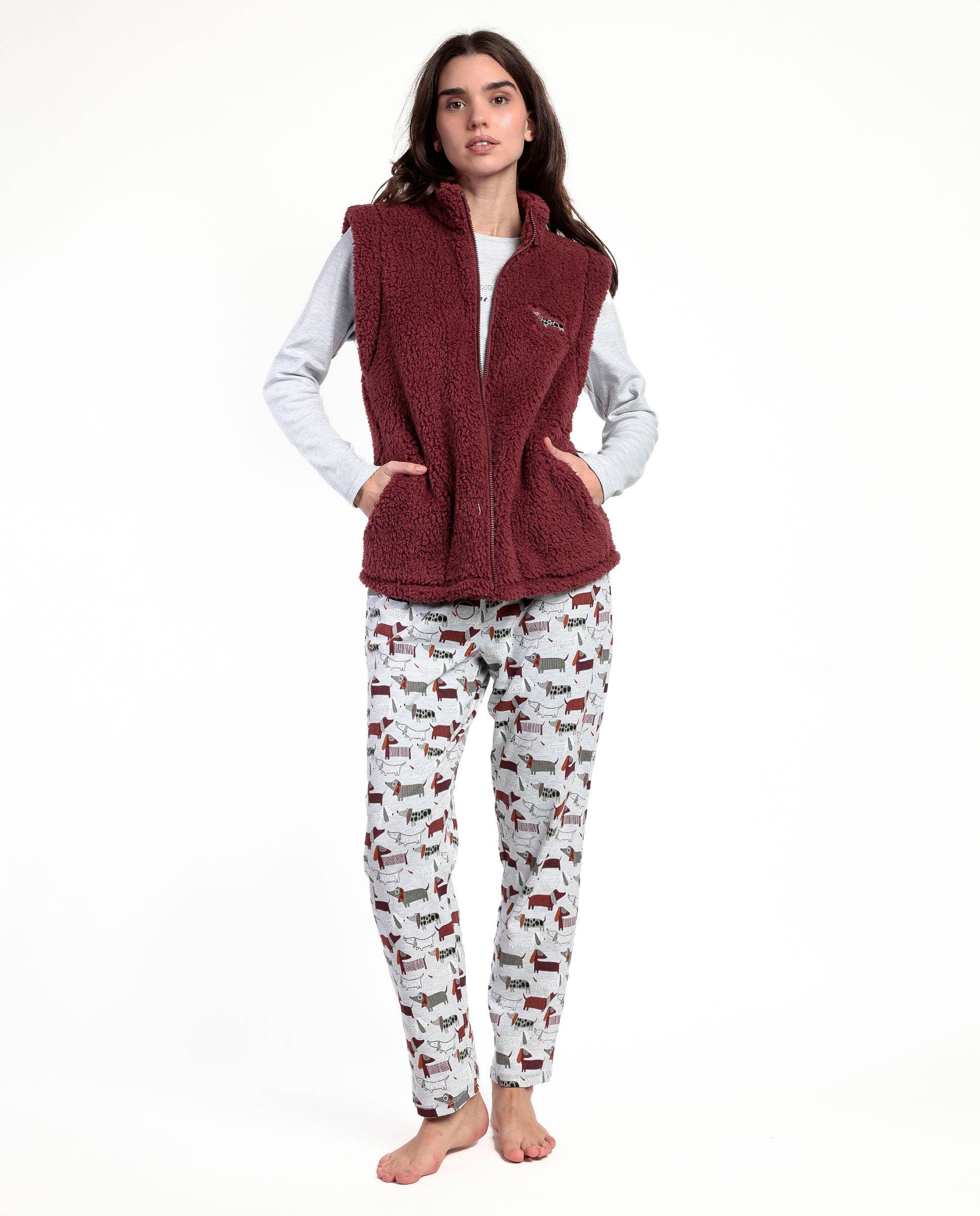 brown Dog Home Waistcoat for wholesale on Faire0