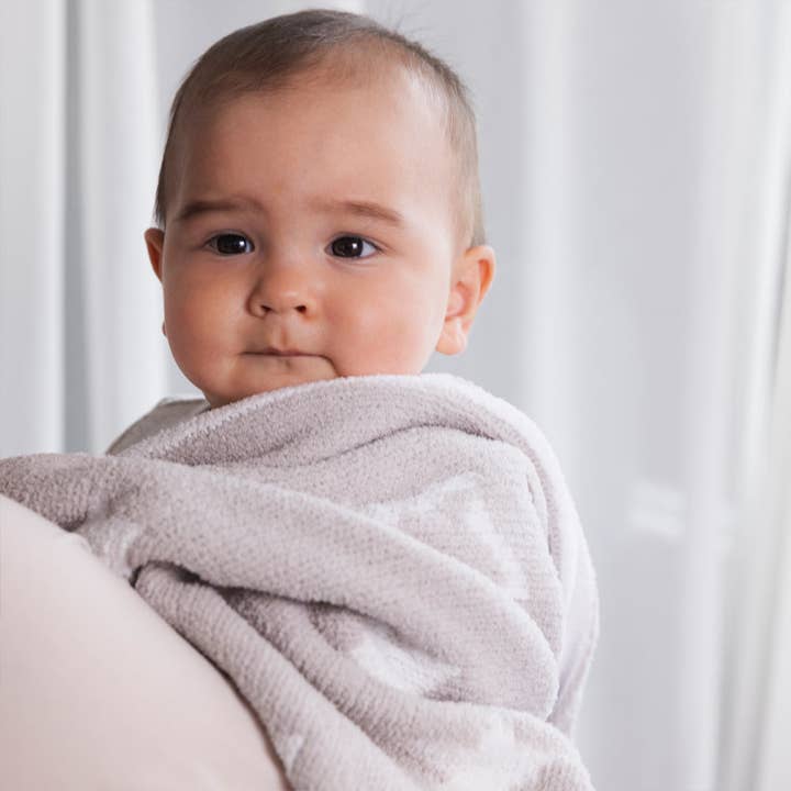 Living Textiles - Wholesale Bedding blanket – Kids & Baby - Chenille Blanket - Galaxy/Grey1