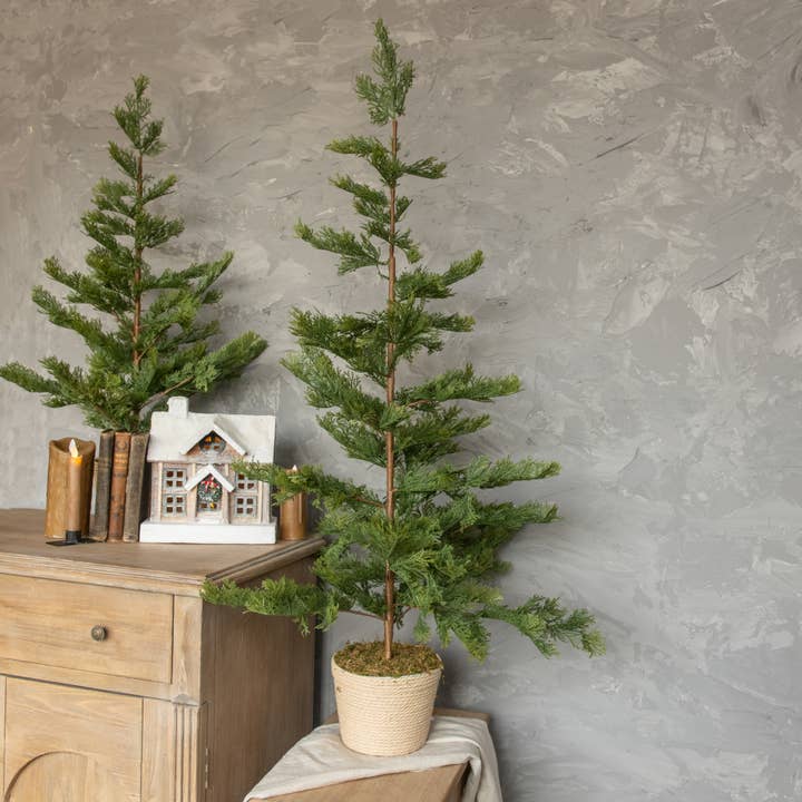 Ragon House - Wholesale Artificial Plant - 47.25" PINE W/ BRAIDED POT