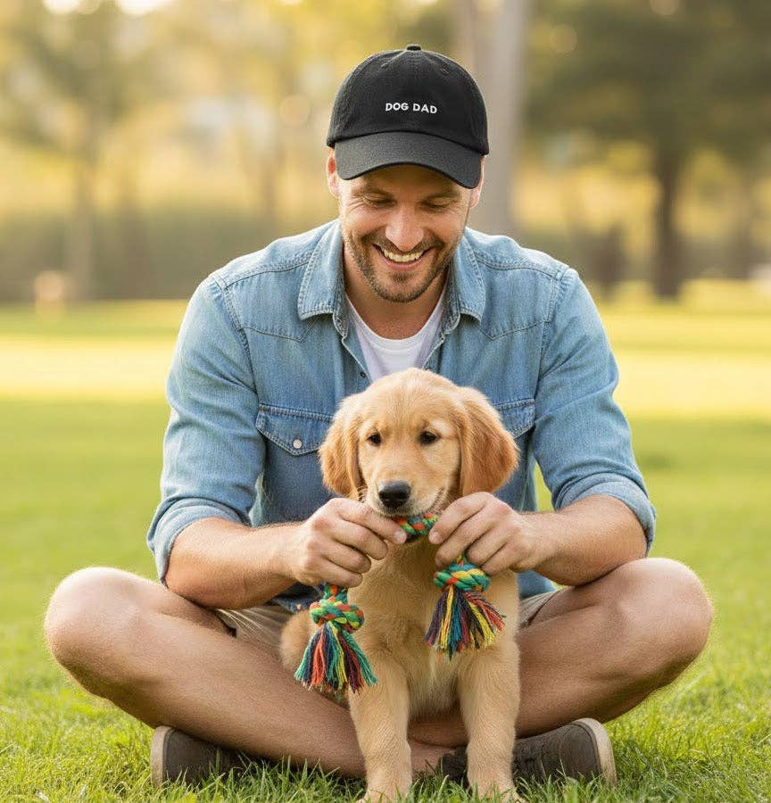 HATPHILE - Vente Casquette de baseball – homme - Casquette de baseball douce HatPhile Dog Dad – Casquette en coton ajustable pour papas9