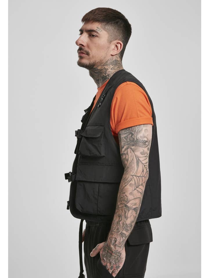 Sort Urban Classics Taktisk Vest for engroshandel på Faire