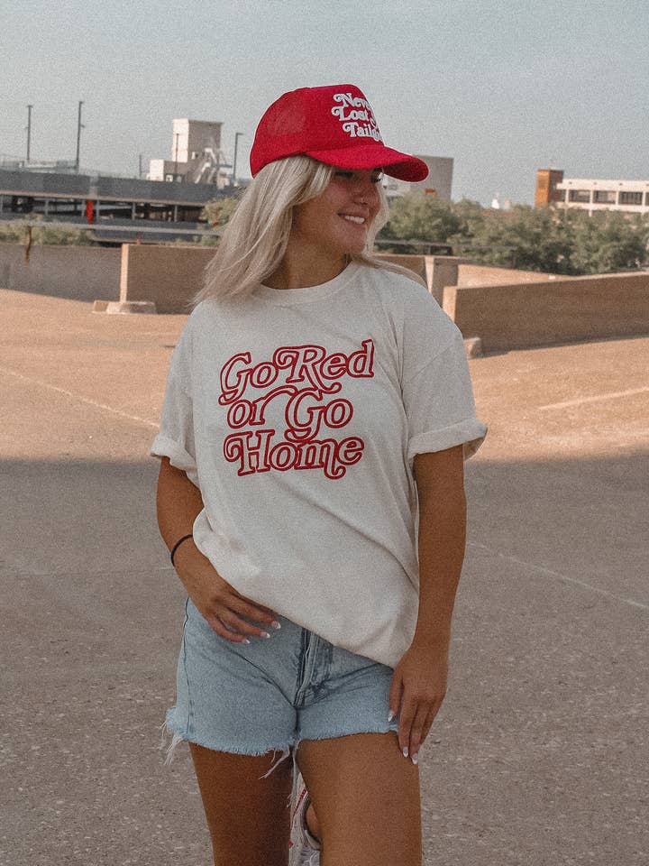 Go Red or Go Home T-Shirt für den Großhandel von 402threads