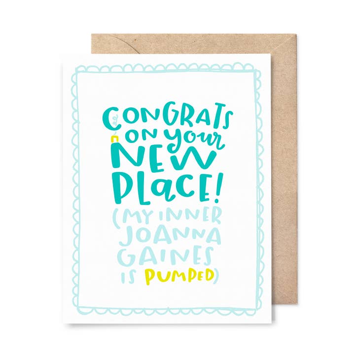 Tarjeta de felicitación de Joanna Gaines para venta al por mayor de Pinwheel Print Shop