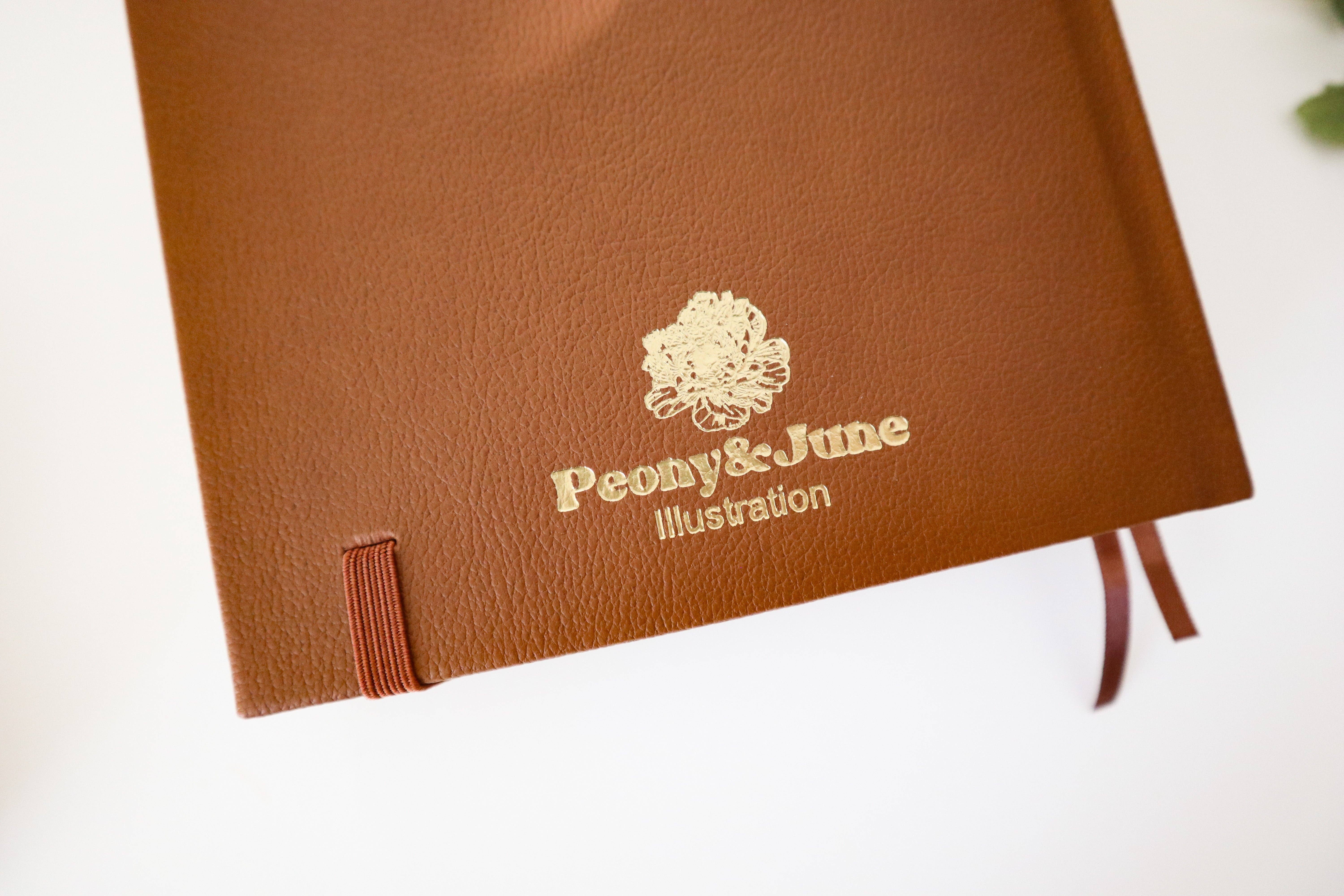 Peony&June Illustration – wholesale Journal/diary – Crown of Thorns Leather Journal4