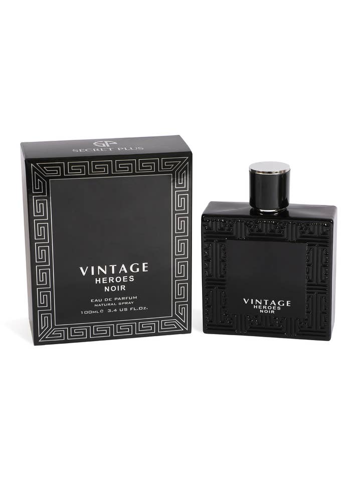 Vintage Hereos Noir Spray Cologne Eau De Parfum For Men for wholesale by MYS Wholesale Inc