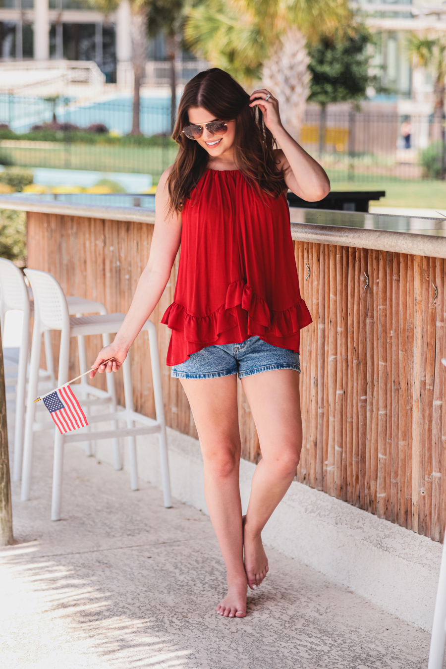 Jess Lea - Wholesale Blouse - Women's - Zoey Ruffle Halter Top7