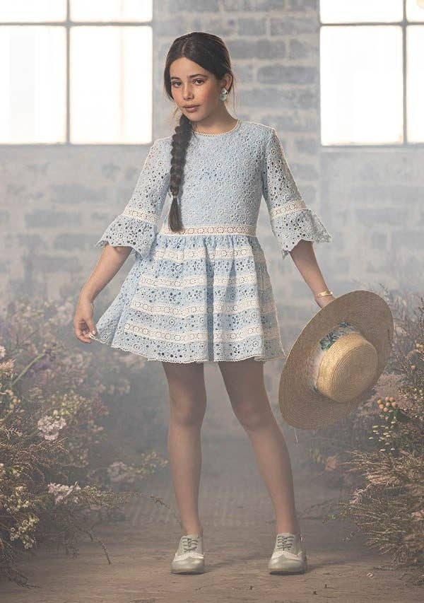 Marlo Kids - Vente Robe – enfant - Robe brodée Ella1