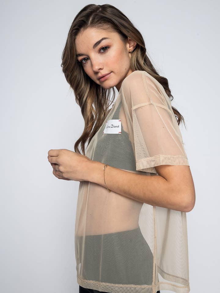 CD Stardust Tee Beige for wholesale by Christina Dienst