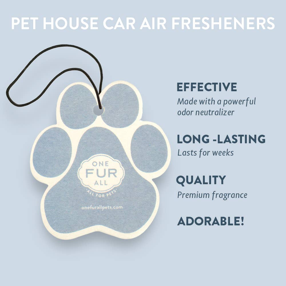 Pet House by One Fur All - Wholesale Car Freshener - Unisex - Sunwashed Cotton Car Air Freshener3