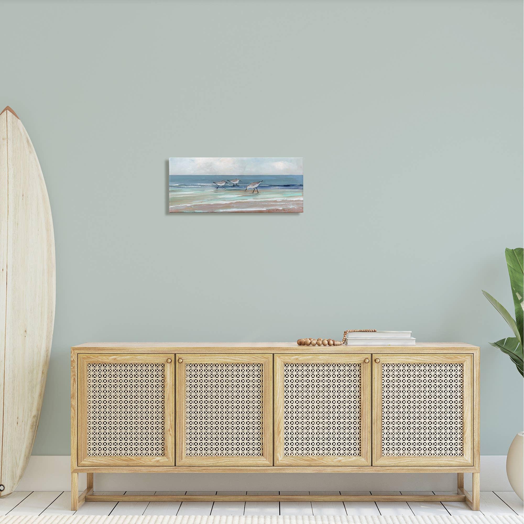 Stupell Industries - Vente Affiche d'art - Art sur toile Sandpipers Beach Coast1