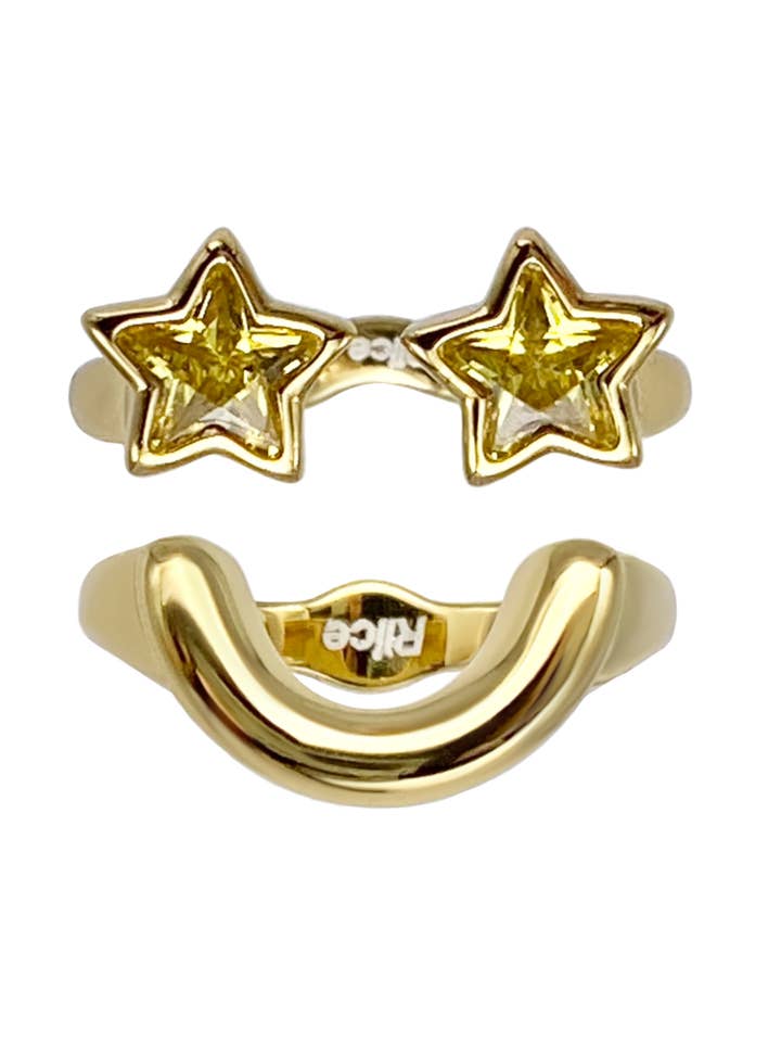 Starry Eyes - Mood Ring Set for wholesale by Riice