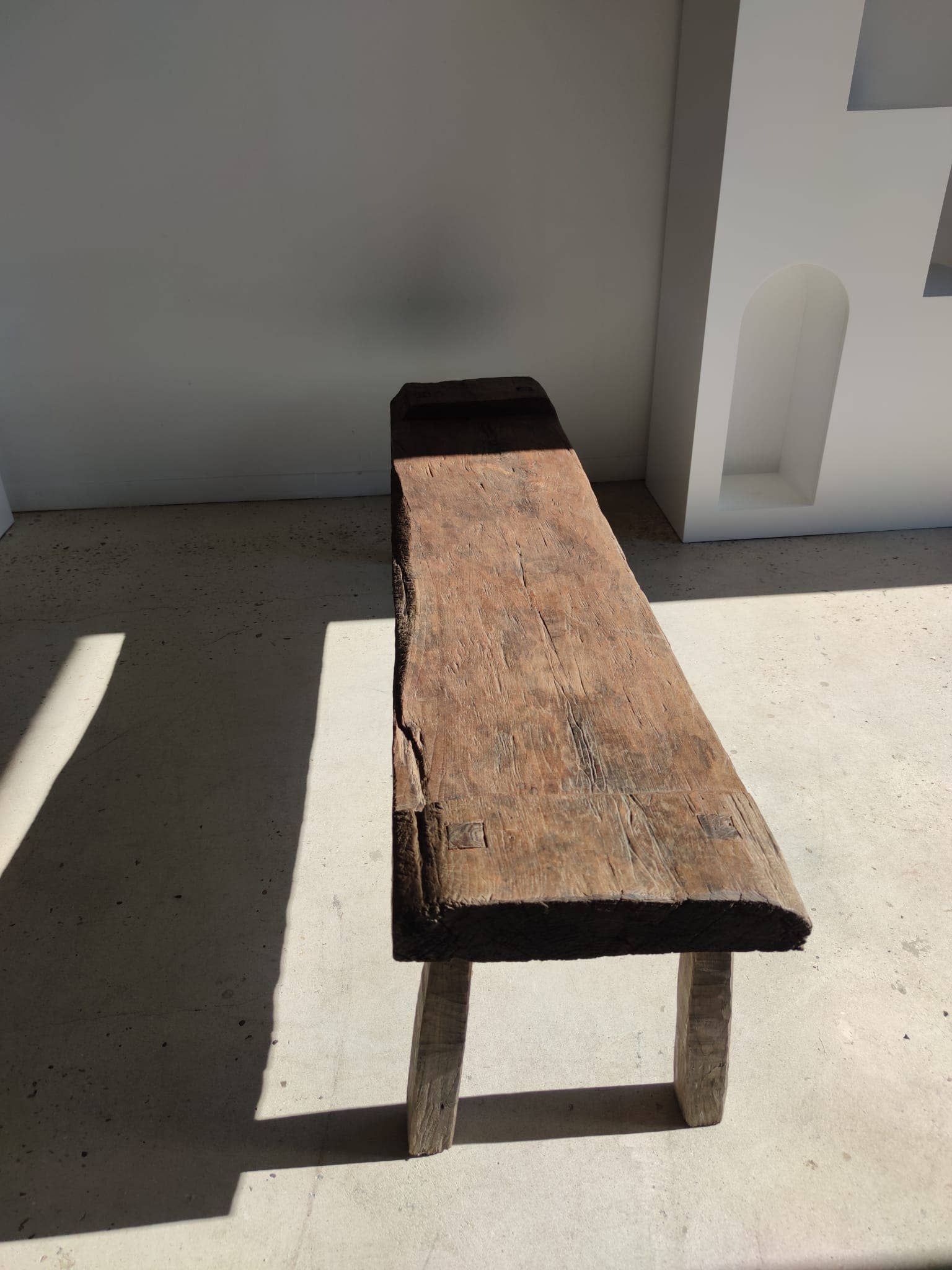 Office Objets - Wholesale Bench - Very large antique teak bench H:50cm L:2m0675