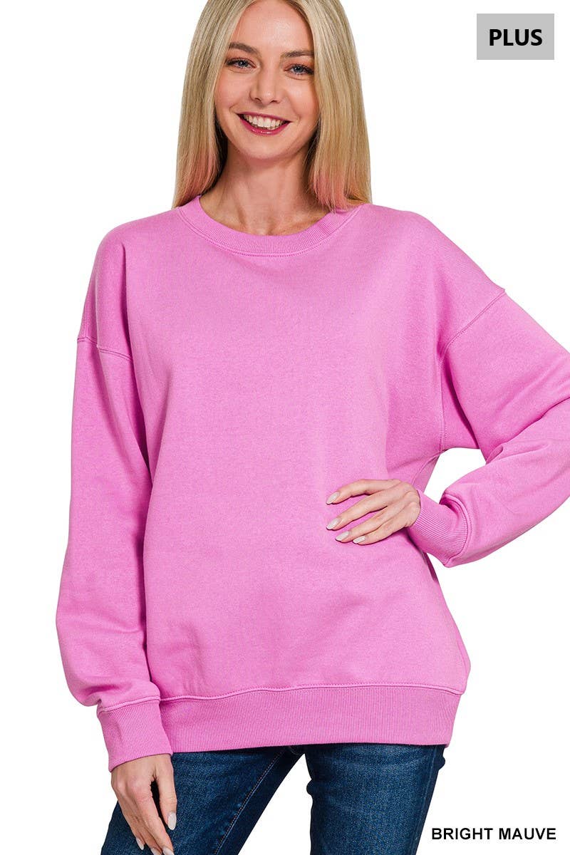 42POPS - Vendita all'ingrosso Felpa - Donna - Felpe girocollo in pile Plus16