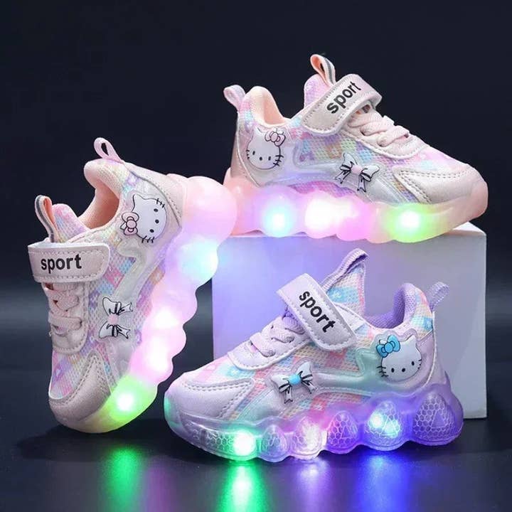 RocketBaby US - Wholesale Lifestyle Sneakers - Kids - Breathable Sneakers Shoes with Cartoon LED for Children