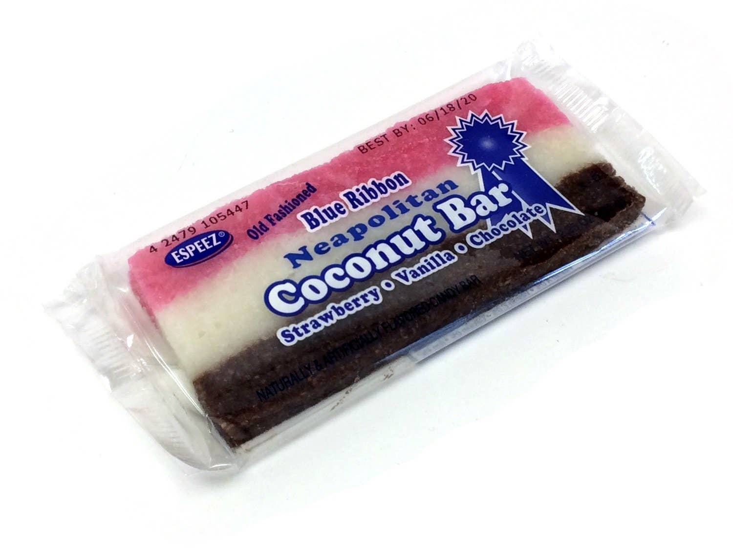 Candy Barn Express - Wholesale Chocolate Bar - Neapolitan Coconut Bars - 24 Ct Box1