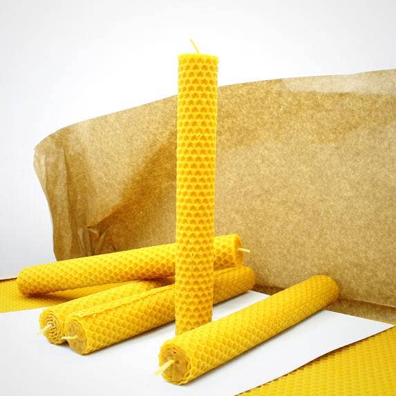 20x3cm Kerze aus 100% natürlichem Bienenwachs für den Großhandel von cereria pinsart