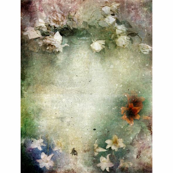Craft Kreatively - Wholesale Craft Supplies - Dark Floral Decoupage Rice Paper - A4 - 6pc - for Crafts1
