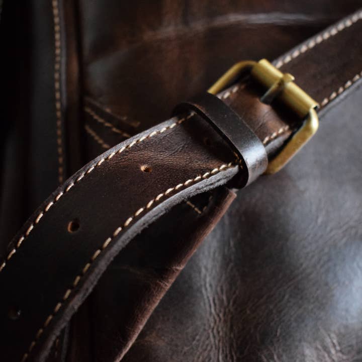 Cuirage - Wholesale Backpack - Men's - MEN'S LEATHER BACKPACK - THE CHEVRON10