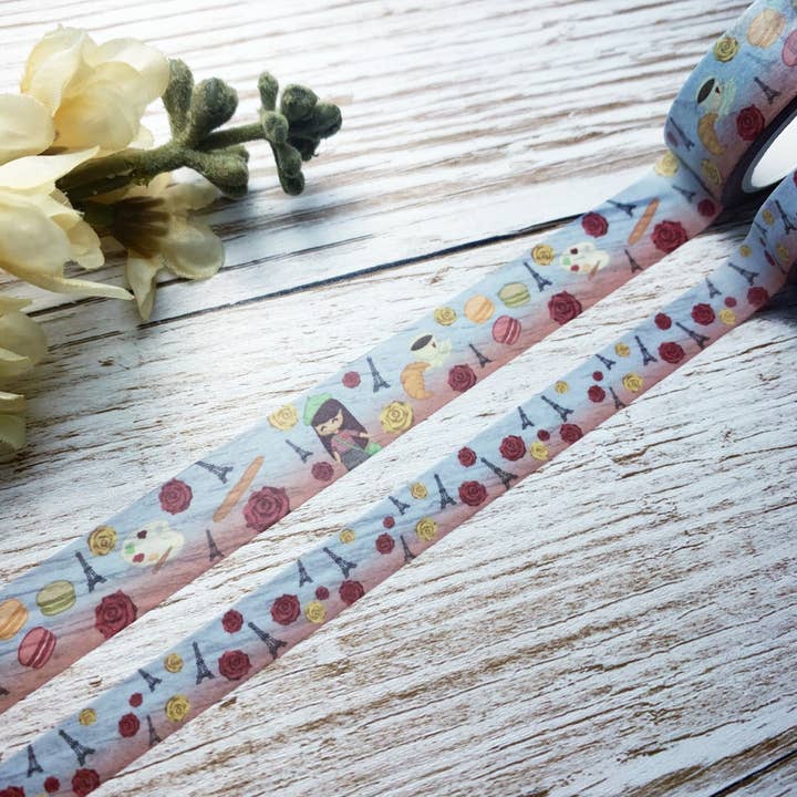 From Paris with love Washi Tape Set por atacado de BrithzyCrafts