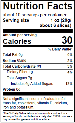 Byler Canning Co. - Wholesale Pickled Vegetables - Byler's Bread and Butter Jalapeno6