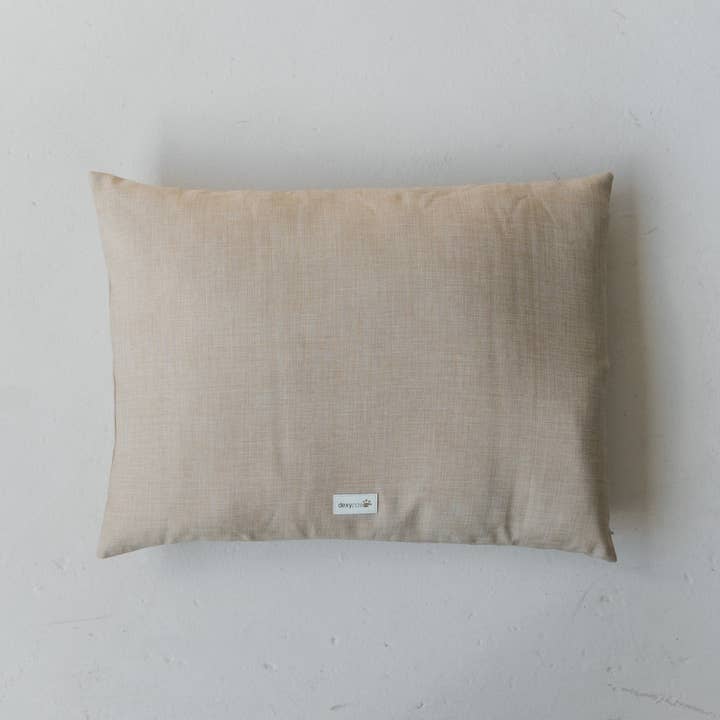 dexypaws - Wholesale Pet Bed - Dog - Stonewashed Linen Dog Bed, Neutral Color
