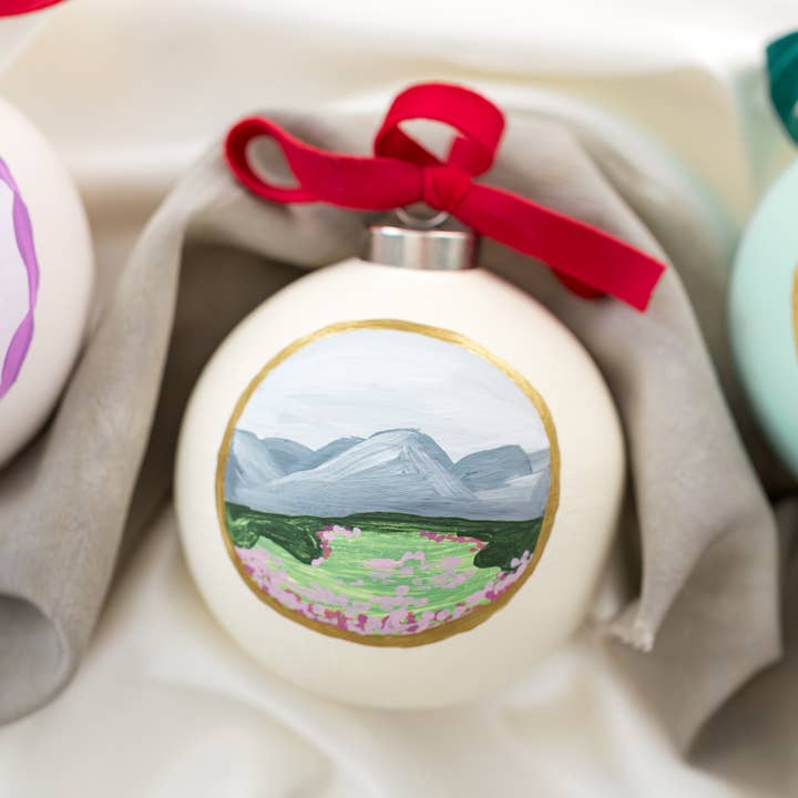 Iceland Painted Ornament for wholesale by Three Eleven
