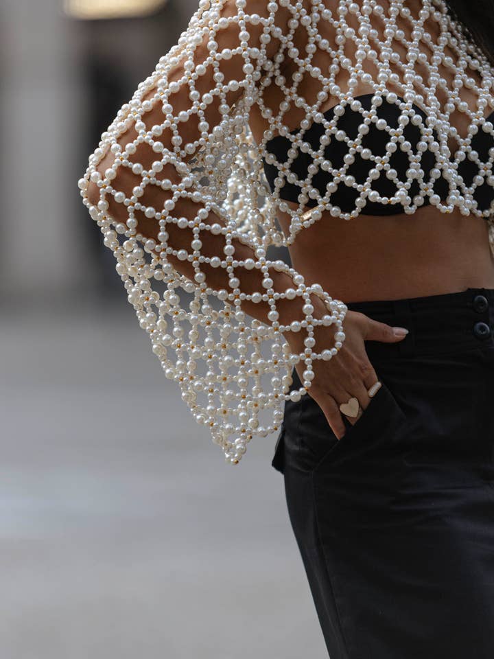 Marcelle Store - Wholesale Knit Top - Women's - Top Perolas Marjorie5