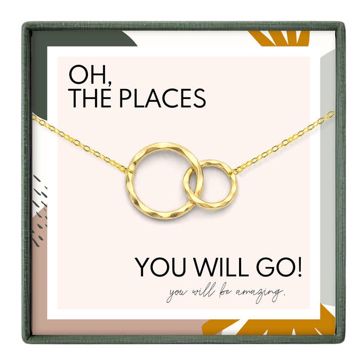 Cadeau de remise des diplômes Oh, les endroits où vous irez - Or Argent Perle pour la vente par hope love shine